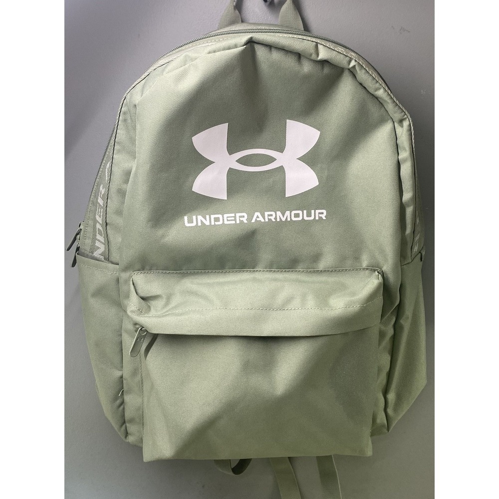 Under‎ Armour Loudon Water Resistant Unisex Backpack Sage Green 17x11.5x5"